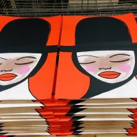 Girl in hat (screen print) - Image 3