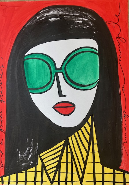 Girl with glasses