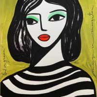 Girl on Green