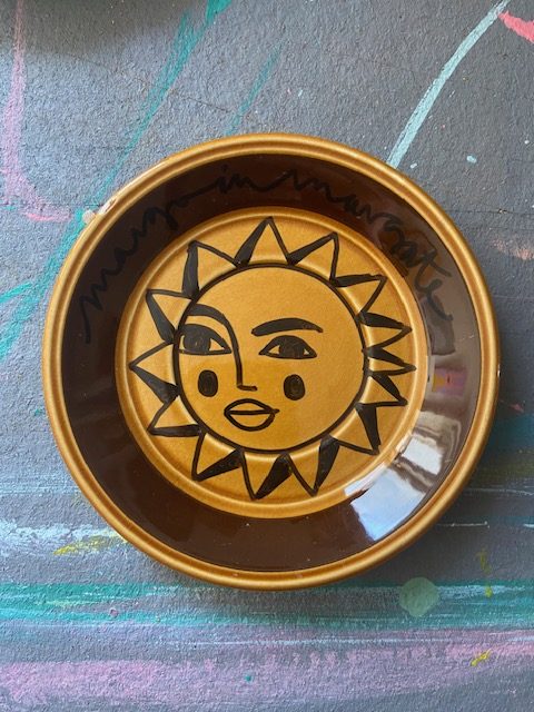 bronze sunshine plate