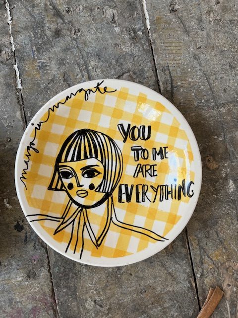 you to me are everything plate