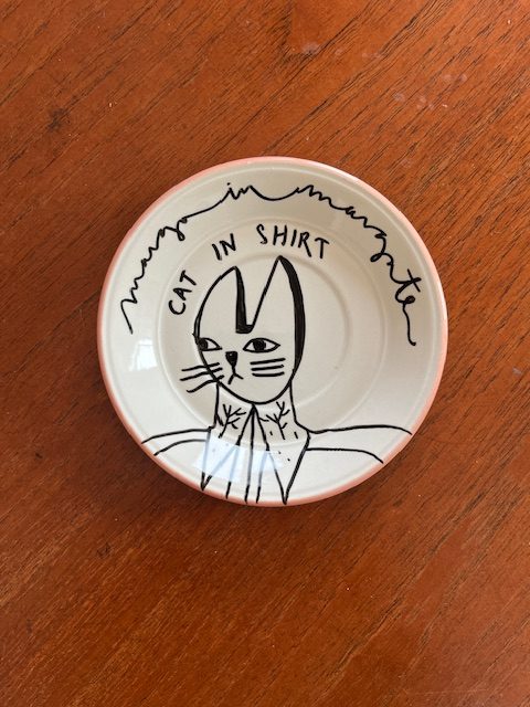 Cat in Shirt Plate