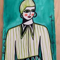 Girl on Green