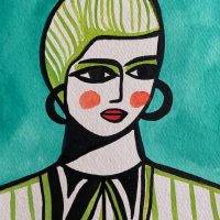 Girl on Green - Image 3