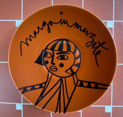 girl on little brown plate (2)
