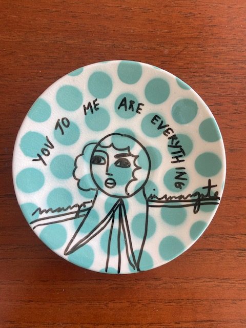 you to me are everything plate