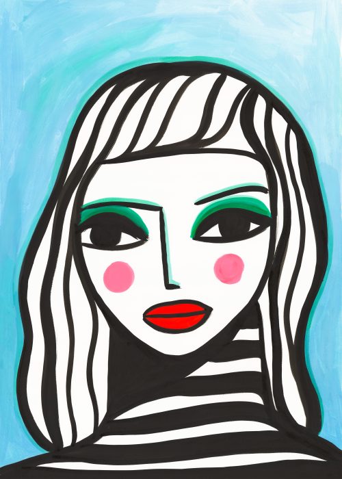 Girl In Stripes