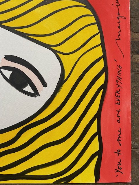 You to me are EVERYTHING (painting) - Image 3