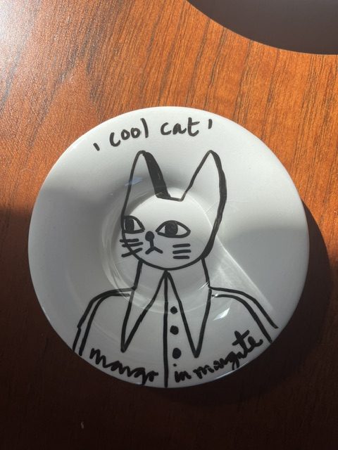 cool cat plate