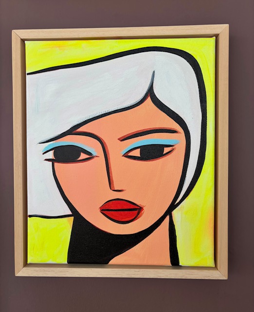 Girl with Blue Eyeshadow
