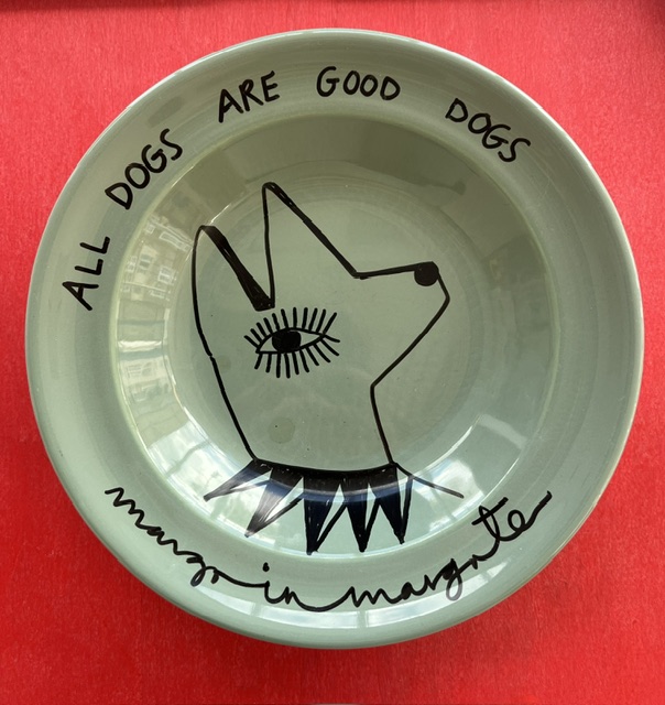 all dogs are good dogs plate