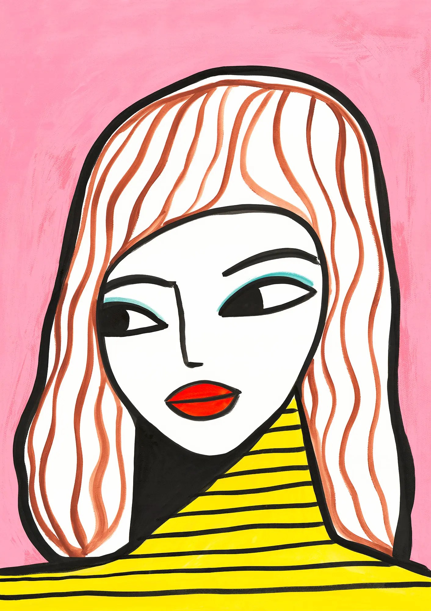 Girl in pink